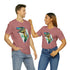 Stained Glass Velociraptor - Short Sleeve Tee